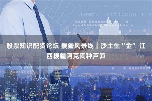 股票知识配资论坛 援疆风景线｜沙土生“金” 江西援疆阿克陶种芦笋